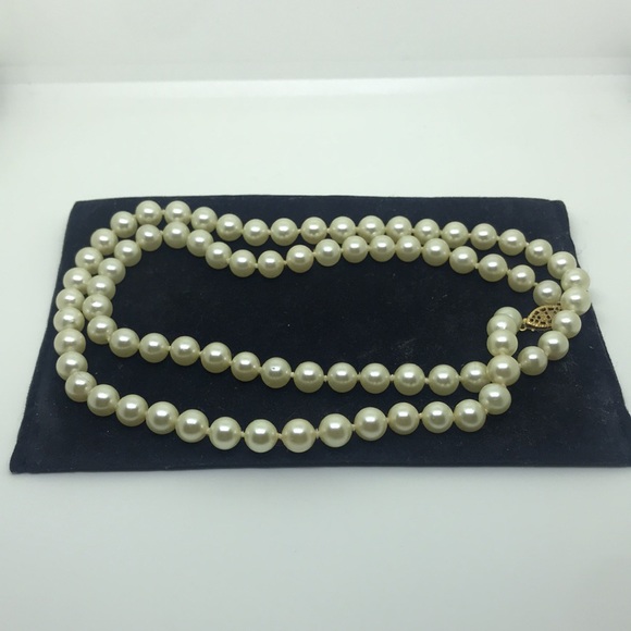 Vintage | Faux Pearl | Long Necklace | Approx. 22” - Picture 7 of 7